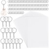 SOFPLATE 132Pcs Clear Shrink Plastic Sheets Kit 8.3 x 11.7
