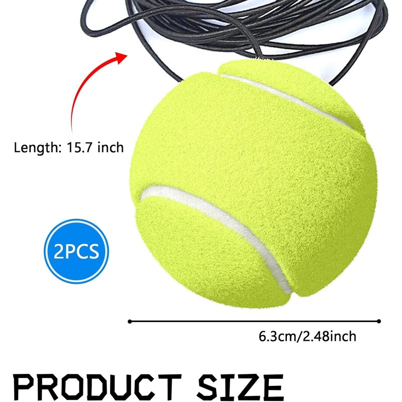 2PC Garage Parking Assistance Tennis Balls, Garage Car Stop Indicator,