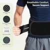Faja lumbar para aliviar el dolor lumbar cinturón de soporte