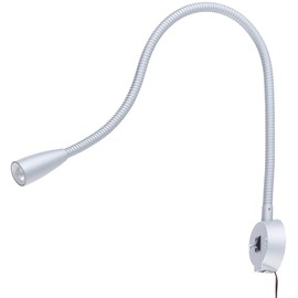 Lunartec Bed with USB Connection: LED Bed & Reading Light with Gooseneck & USB Charging Socket, 3 W, 180 lm (Reading Lamp with USB Connection, Bed Lamp with USB, Desk Lamp)