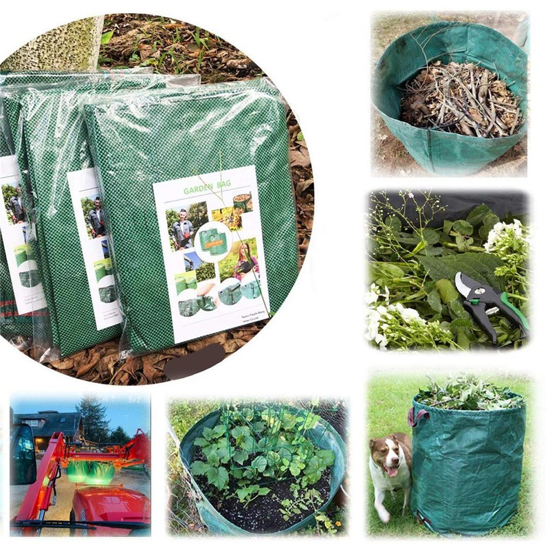 Garden Bags,Reuseable Yard Leaf Bag 72 Gallon Heavy duty Gardening