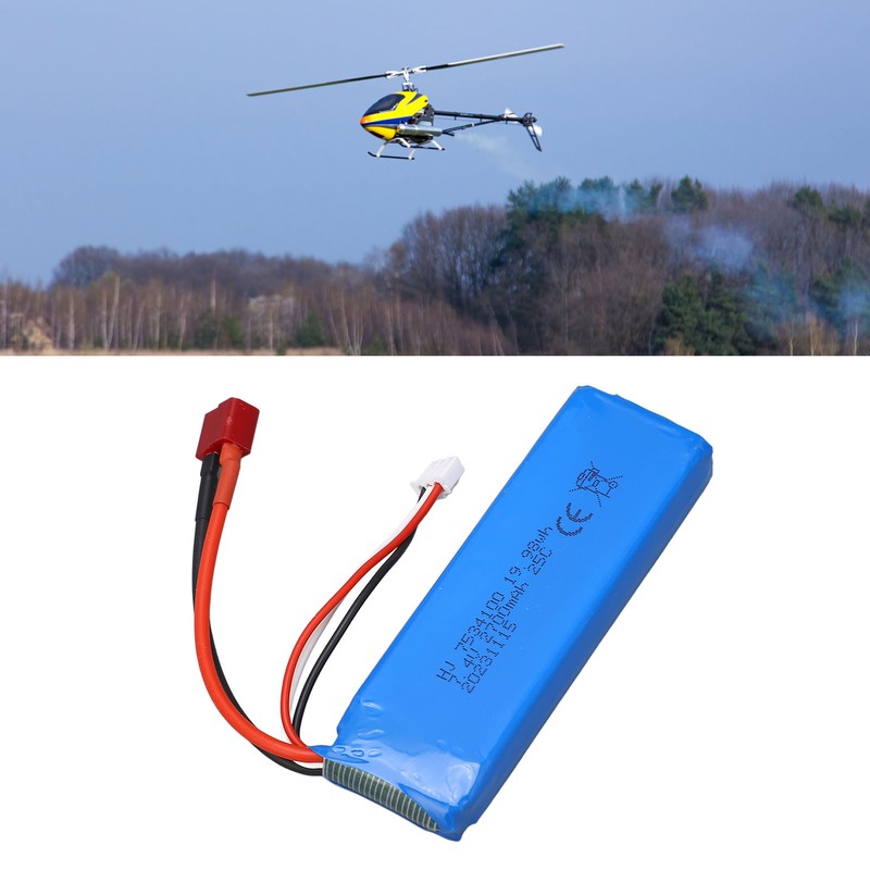 7.4V 2700mAh Battery Li Po Overcharge Short Circuit Protection Light