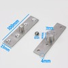 TamBee Pivot Hinge Rotating Door Hinge 360 Degree Hinges Small