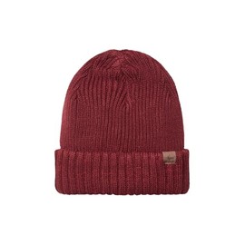 SEALSKINZ | Bacton | Unisex Waterproof Cold Weather Roll Cuff Beanie Hat | Everyday Use & Outdoor Activity | Three-Layer Insulation Technology | Microfleece Lining | Red, S/M, V3