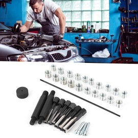 Glow Plug Repair Kit, Spark Plug Thread Repair Kit, Glow Plug Repair Kit, 33-Piece Glow Plug Tool, Steel Thread Insert for Cars