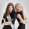CAVETEE Silver Finally 21 Birthday Sash and Crown for Women