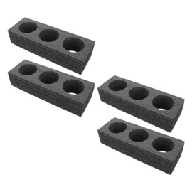 Operitacx Car Tray 4pcs Takeout Cup Trays Foam Coffee Carrier Cup Carry Holder Beverage Drink Carrier to Go Drink Holder 3 Cups for Delivery Hot and Cold Drinks Milk Tea Insulated Coffee Cup