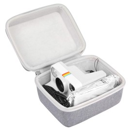 Khanka Hard Case For Polaroid I-2 Instant Camera/Now+ 2nd Generation I-Type/Originals Now+ / Now I-Type/OneStep 2 / OneStep+ Instant Film Camera. (Gray/White)