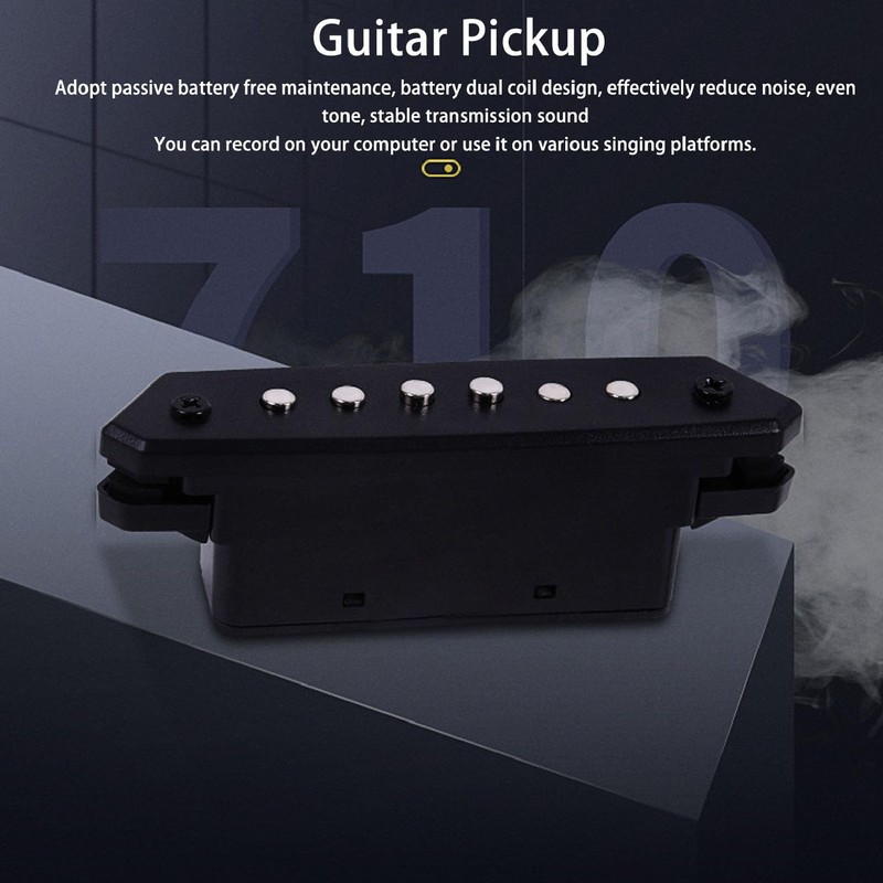 Acoustic Guitar Soundhole Pickup Humbucker Passive Soundhole Pickup for 39
