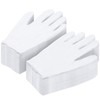 Cotton Gloves for Dry Hands, Paxcoo 20 Pairs Large White