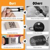 Smart Slide-On QR Code Pet Tag – Silent Dog &