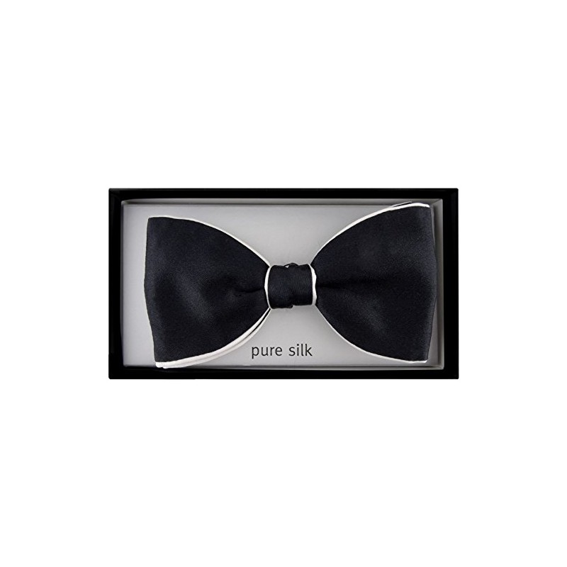 Pre-tied self-tie satin royale double in plain - bow tie