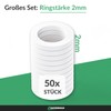 RAVENBOLD Fitting Rings for Room Doors [Practical Set: 50 x