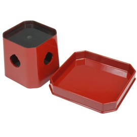 Square Sanho Resin 5704500800011 Vermilion 5.0 Inch
