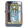 The High Priestess Tarot Windproof Refillable Flip Top Oil Lighter with Tin Gift Box D-023