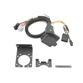 21ST For 2005-2025 Nissan Frontier 7 Way Trailer Wiring Harness 4 Way Flat Adapter