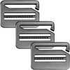 HINZIC 3PCS G-Hook Wave Buckles 1.48inch Strong Metal Ladder Lock