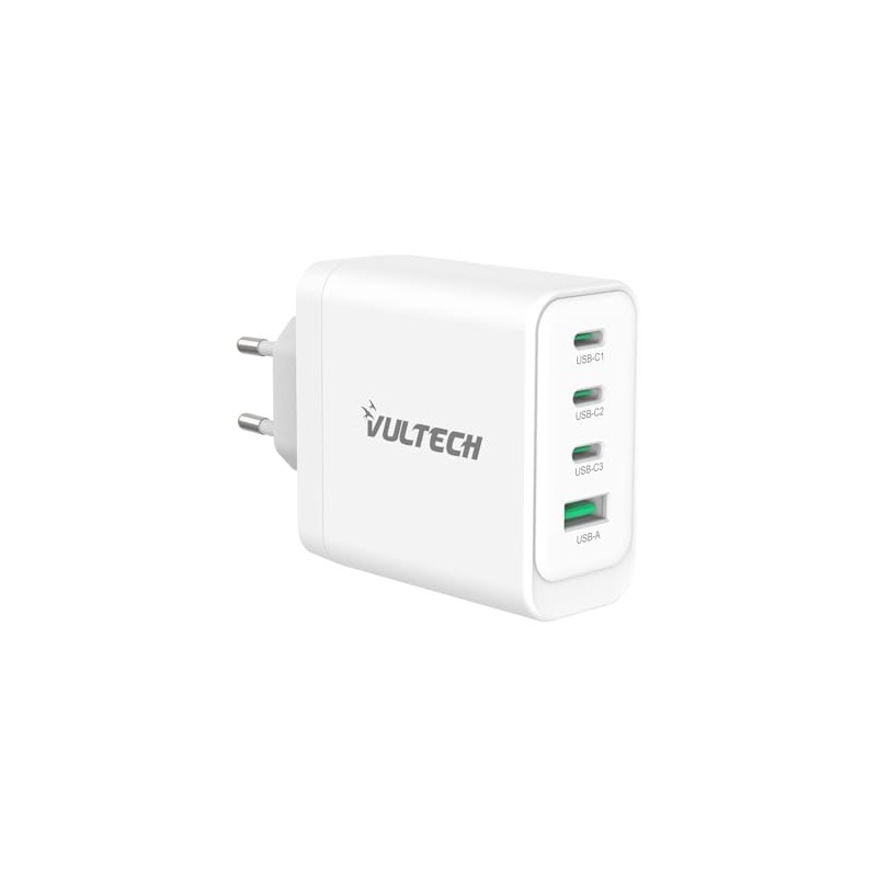 VulTech CC100-3C1A Universal Ladegerät Notebook Smartphone Tablet 100W GaN USB