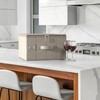 Sorbus China Storage Containers – Dinnerware Organizer for Champagne Flute