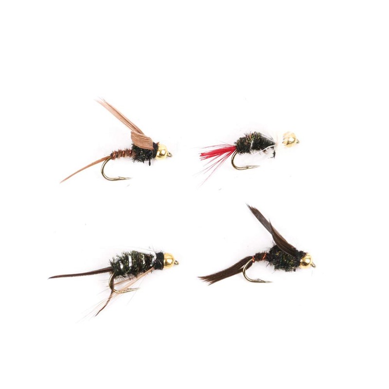 ANCLLO Pack of 12 Top Rated Dry/Nymph/Streamer Fly Fishing Fly
