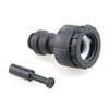 HJGarden 2 Sets Automatic Waterer Spray Fitting Black PE Quick