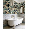 Vintage Ocean Wave Wallpaper, Japanese Art Inspired Seascape Wallpaper