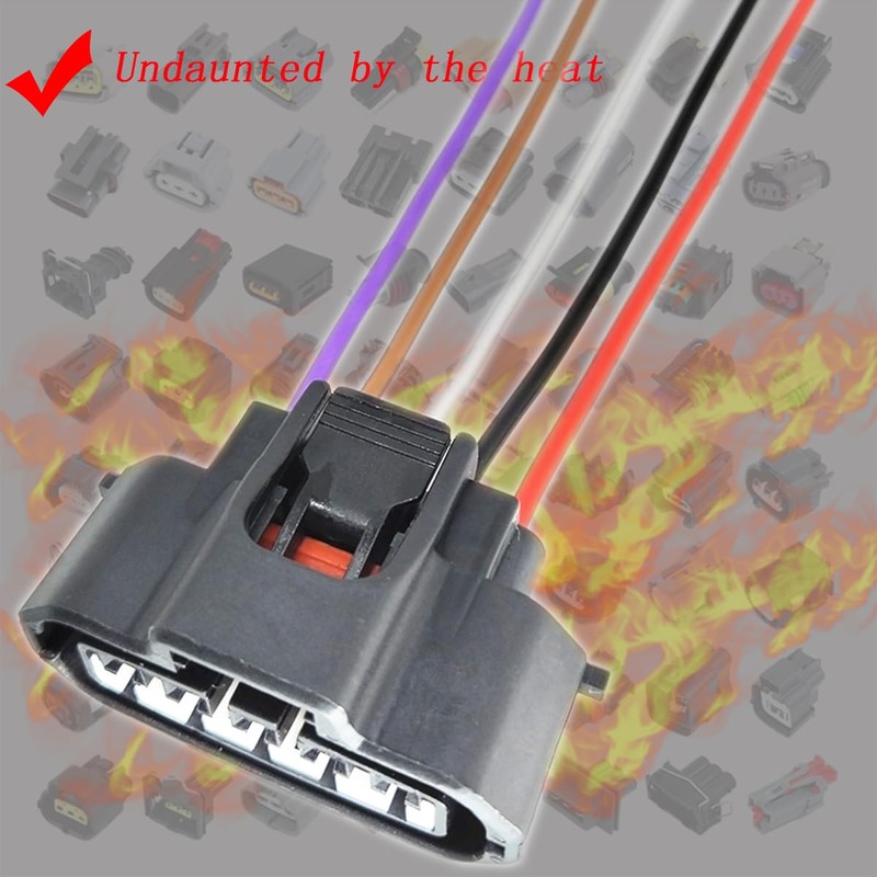 IXGKHC Mass Air Flow Sensor Harness Connector Plug 197-6020 22204-21010