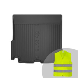 FROGUM DryZone Rubber Mat, All-Year Practical Car Boot Mat, Boot Liner, Suitable for Volvo V60 II from 2018, High Edge, Robust and Durable