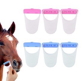 Pack of 6 Horse Clippers, Manual Razor for Horse Care, Horse Clippers, Horse Razor, Horse Trimmer for Horses, Dogs