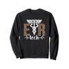 ER Tech Leopard Emergency Room Tech Emergency Technician Sweatshirt