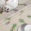 Fabric Tablecloth Washable Table Linen Tablecloth Cotton Polyester Lavender Beige