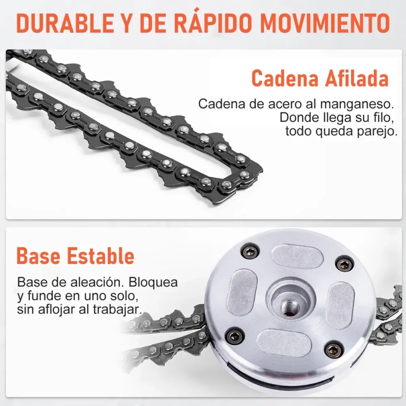 Universal Cabezal Cadena Desbrozadora Desmalezadora Podadora