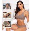 POSESHE Womens Comfortable Bras Wireless Full Coverage Bralettes Seamless Tshirts