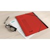 Elba 42495RO Organiser File Elasticated Pages 1-7 Cardboard Red