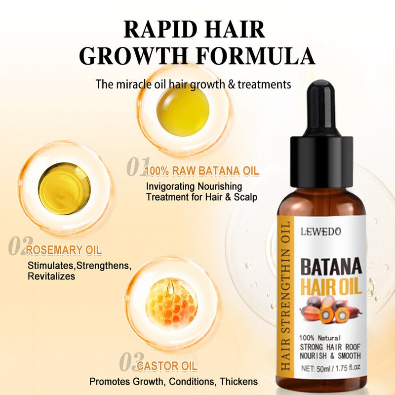 5X Batana Oil Serum Hair Growth For Healthier Thicker&Stronger Fuller