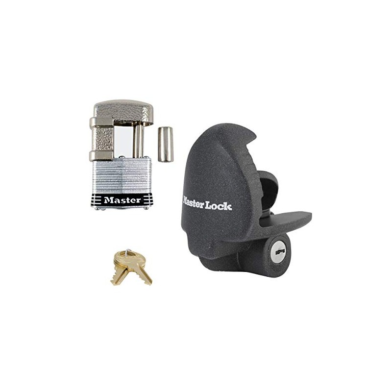 Master Lock - 2 Trailer Coupler/Tongue Locks Keyed Alike 2KA-379-37