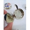 Ashtray Small Red White & Blue Pocket USA Patriotic Flip