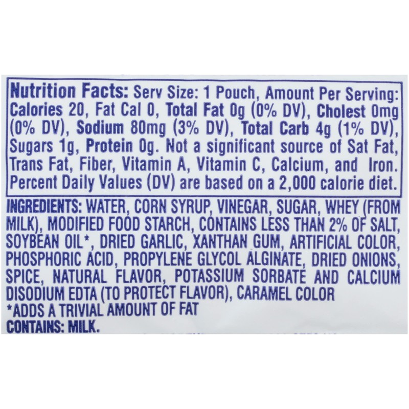 Kraft Fat Free Ranch Salad Dressing Single Serve Packet (0.44