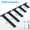TESSTINA Invisible Shelf Bracket, 80 kg, Heavy Duty, Metal Shelf