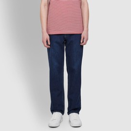 JAJU [JAJU/자주] 남 기모 스트레이트 데님 팬츠_다크 블루 [JAJU] Men's Fleece Straight Denim Pants_Dark Blue
