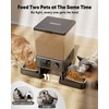 oneisall oneisall Automatic Cat Feeder for 2 Cats, 20 Cups/5L