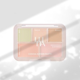 Luna Conceal Blender Palette, 01 Clear Cover, 1 piece / 루나 컨실 블렌더 팔레트, 01 클리어 커버, 1개