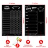 Hendson Magnetic Dry Erase Chore Chart and Menu Board Set