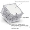 HOFLYW 6 Pack Solar Brick Lights Landscape Path Light Garden