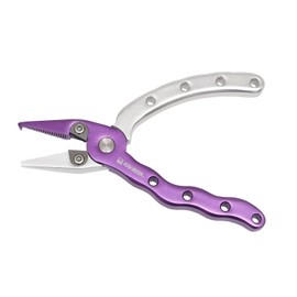 4.5 Inch Aluminum Pliers Grape/Silver