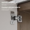 OWODI 40 Pack Soft Close Cabinet Hinges 1/2 inch Overlay