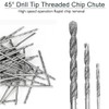 Diamond Drill Bits 10PCS, 5/64"(2mm) Diamond Twist Drill Bits with