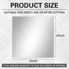 Yudlto 3 Pcs Acrylic Two Way Mirror Sheets - 12x12x0.04