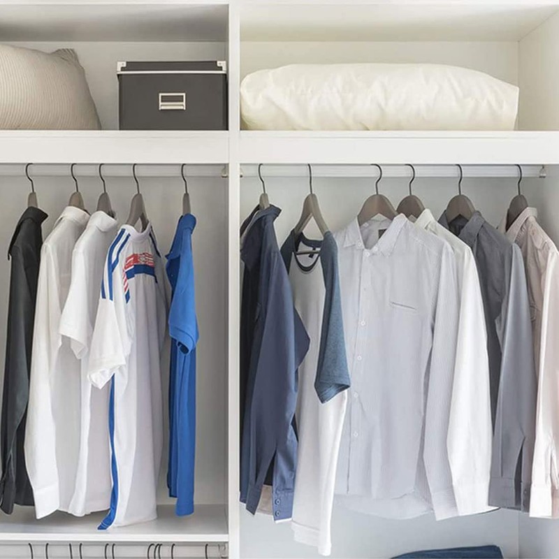 sourcing map Closet Wardrobe Rod Flange,32mm/1.26inch Dia, Socket Bracket Support