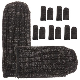 Baluue 6pcs Cut Resistant Finger Cots Reusable Finger Protectors for Safe Slicing Dicing and Handicrafts Flexible and Breathable Material Household Use